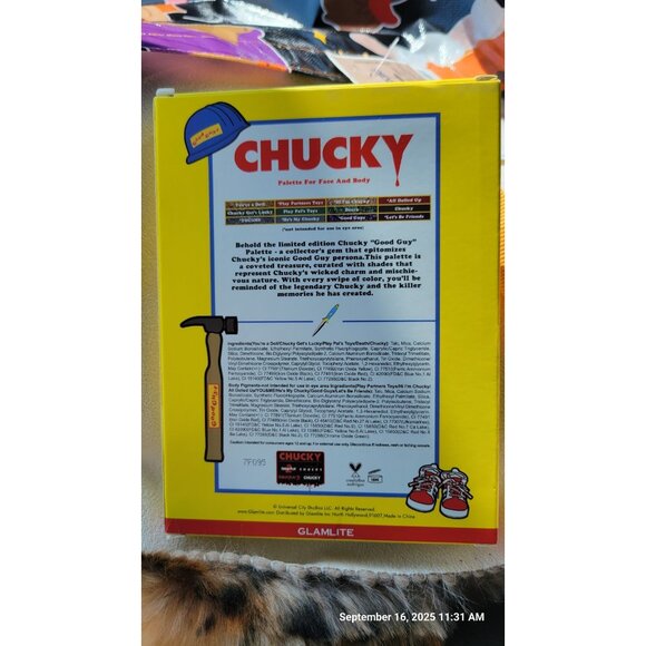 Glamlite X Chucky "GOOD GUYS" PALETTE - Picture 2 of 2